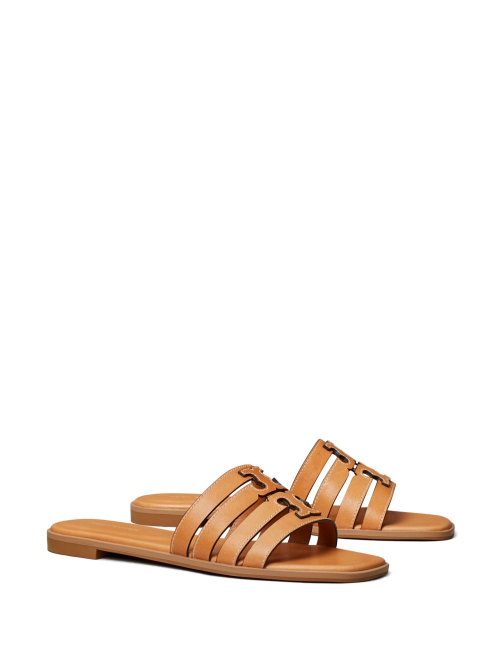 Tory Burch Sandals Camel Leather