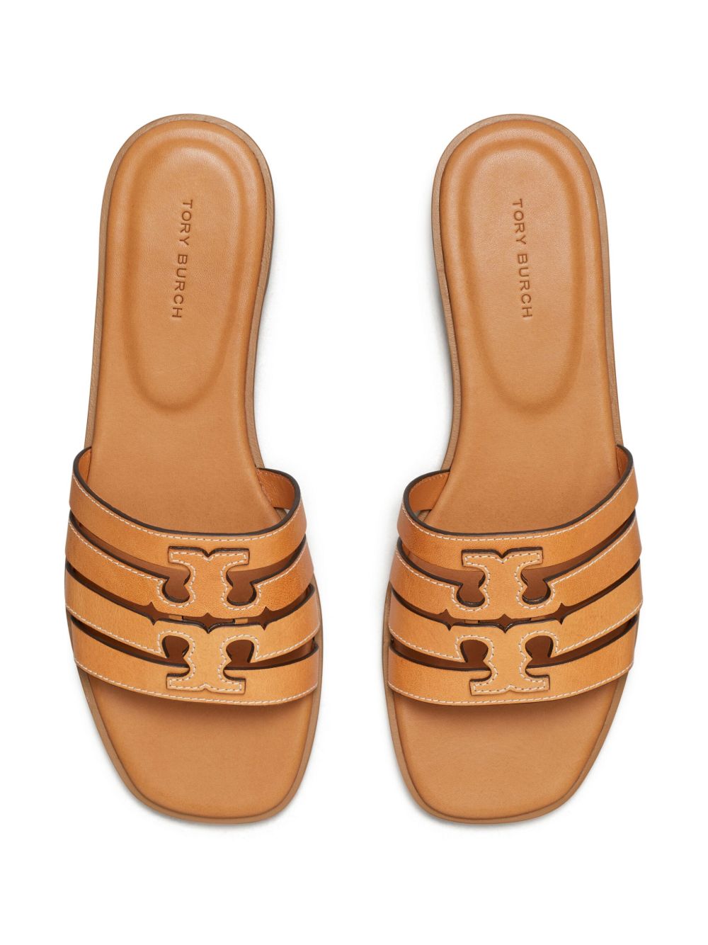 Tory Burch Sandals Camel Leather
