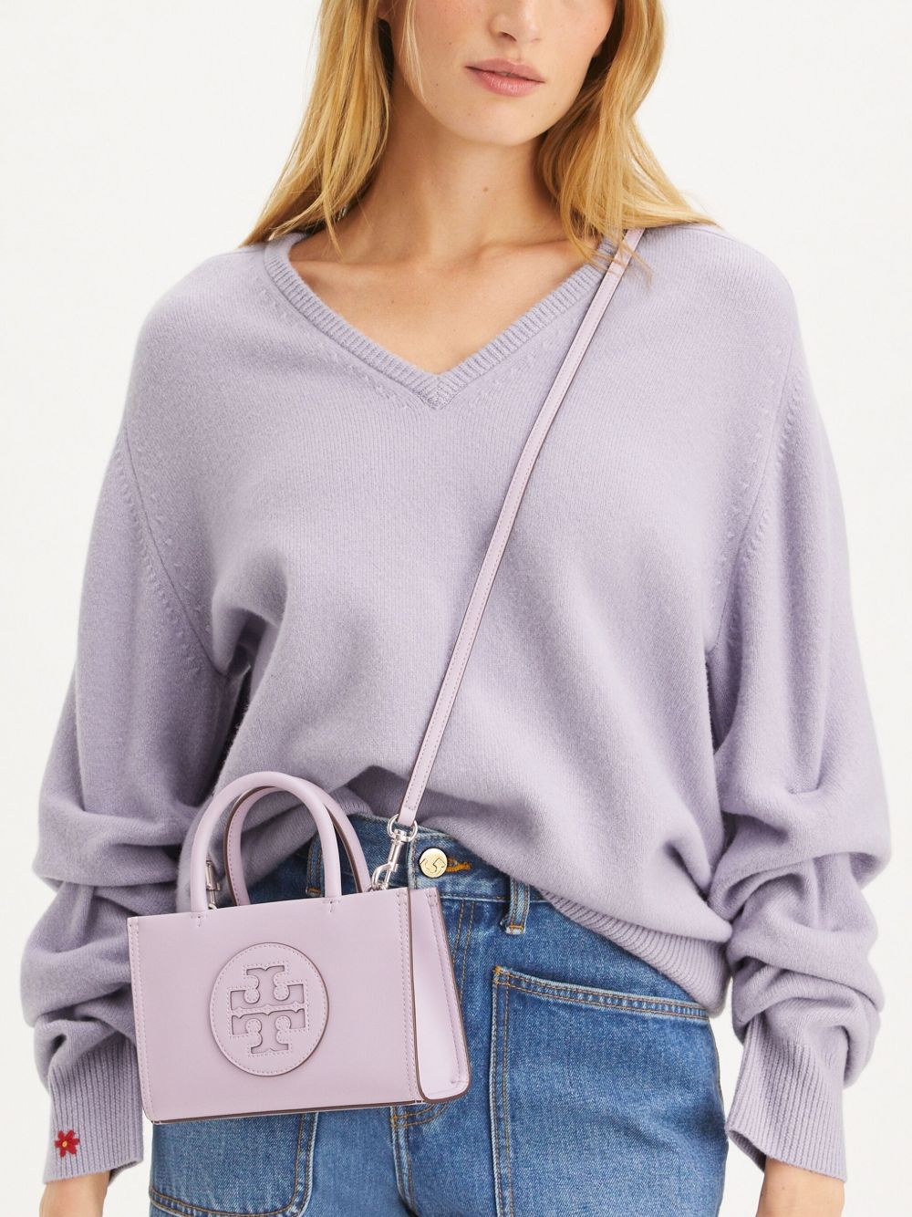 Tory Burch Bags Lilac Calf Leather