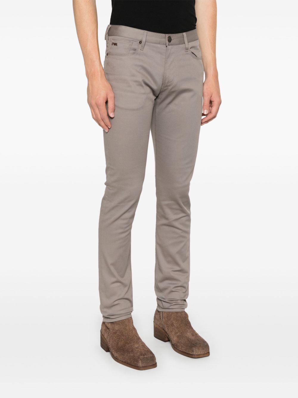 Emporio Armani Jeans Tortora Cotton Elastane