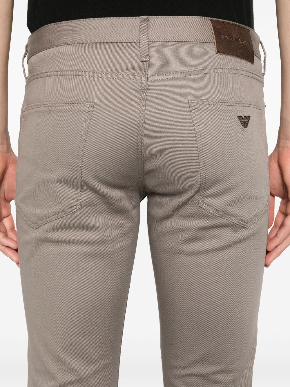 Emporio Armani Jeans Tortora Cotton Elastane
