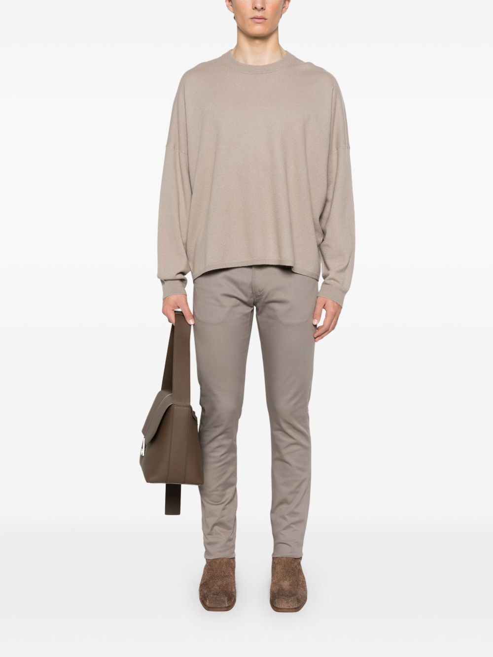 Emporio Armani Jeans Tortora Cotton Elastane