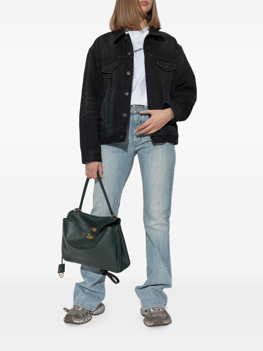 Balenciaga Sneakers Dove Grey Outer: Polyurethane
