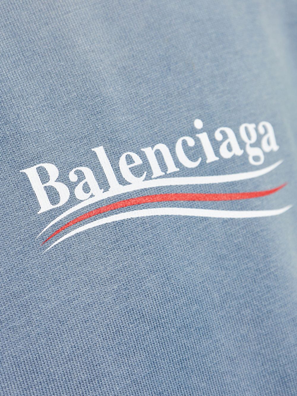 Balenciaga T-Shirts And Polos Blue Cotton