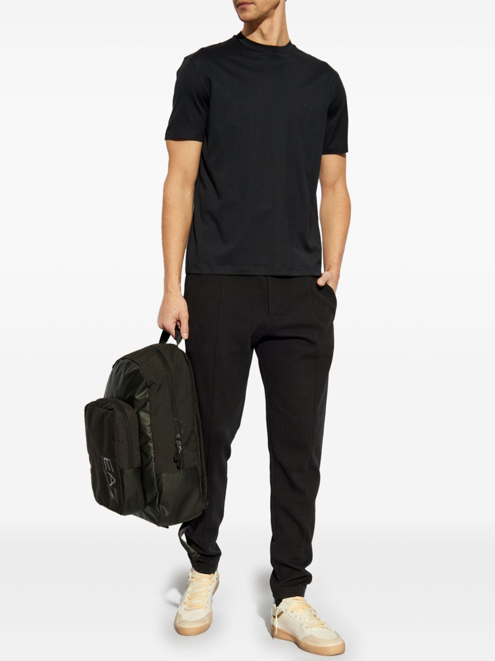 Emporio Armani Capsule Trousers Blu Cotton