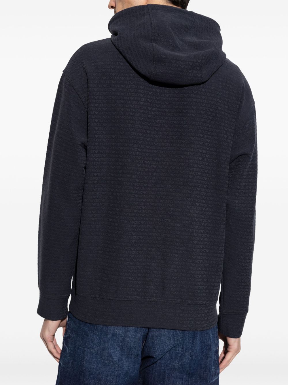Emporio Armani Sweaters Blu Lyocell Cotton Elastane