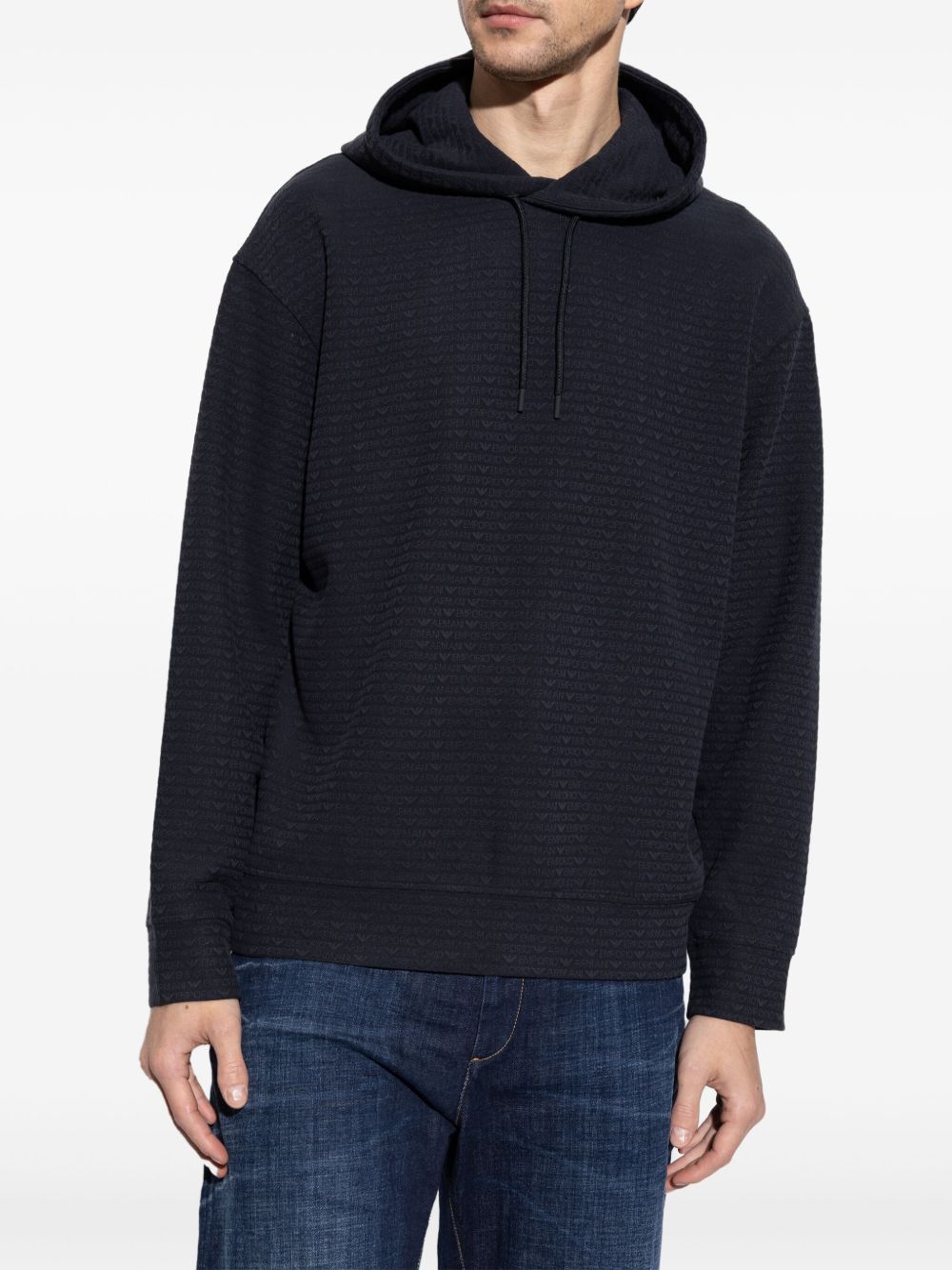 Emporio Armani Sweaters Blu Lyocell Cotton Elastane