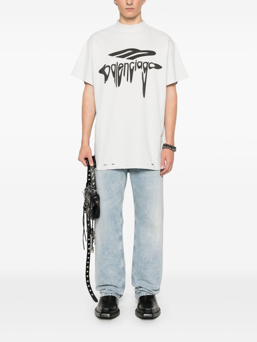 Balenciaga T-Shirts And Polos White Cotton