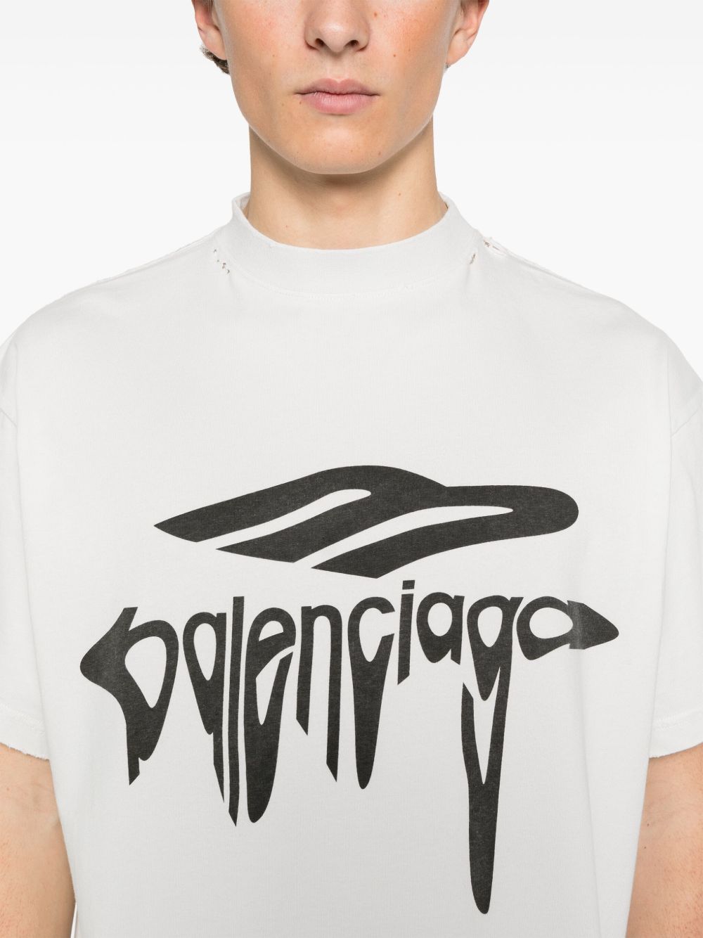 Balenciaga T-Shirts And Polos White Cotton
