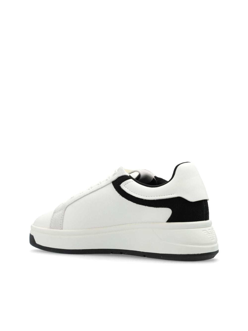 Emporio Armani Exclusive Sneakers Bianco Calf Leather