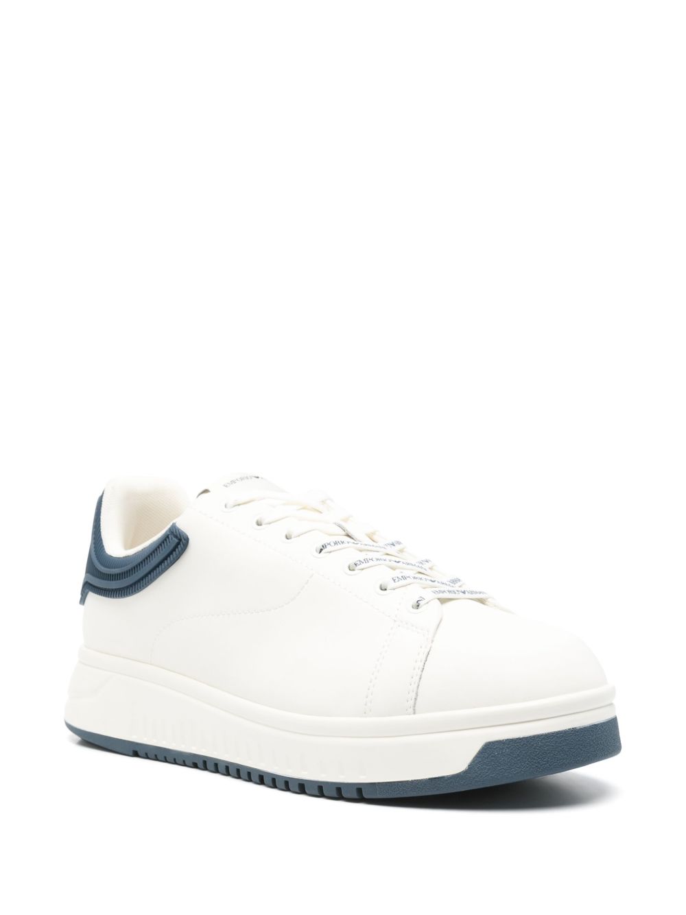 Emporio Armani Sneakers Blu Polyurethane