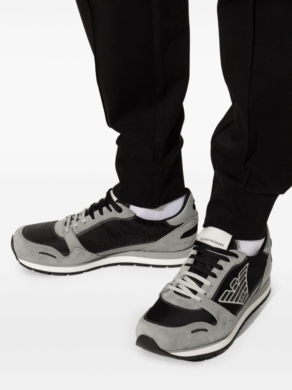 Emporio Armani Sneakers Nero Suede
