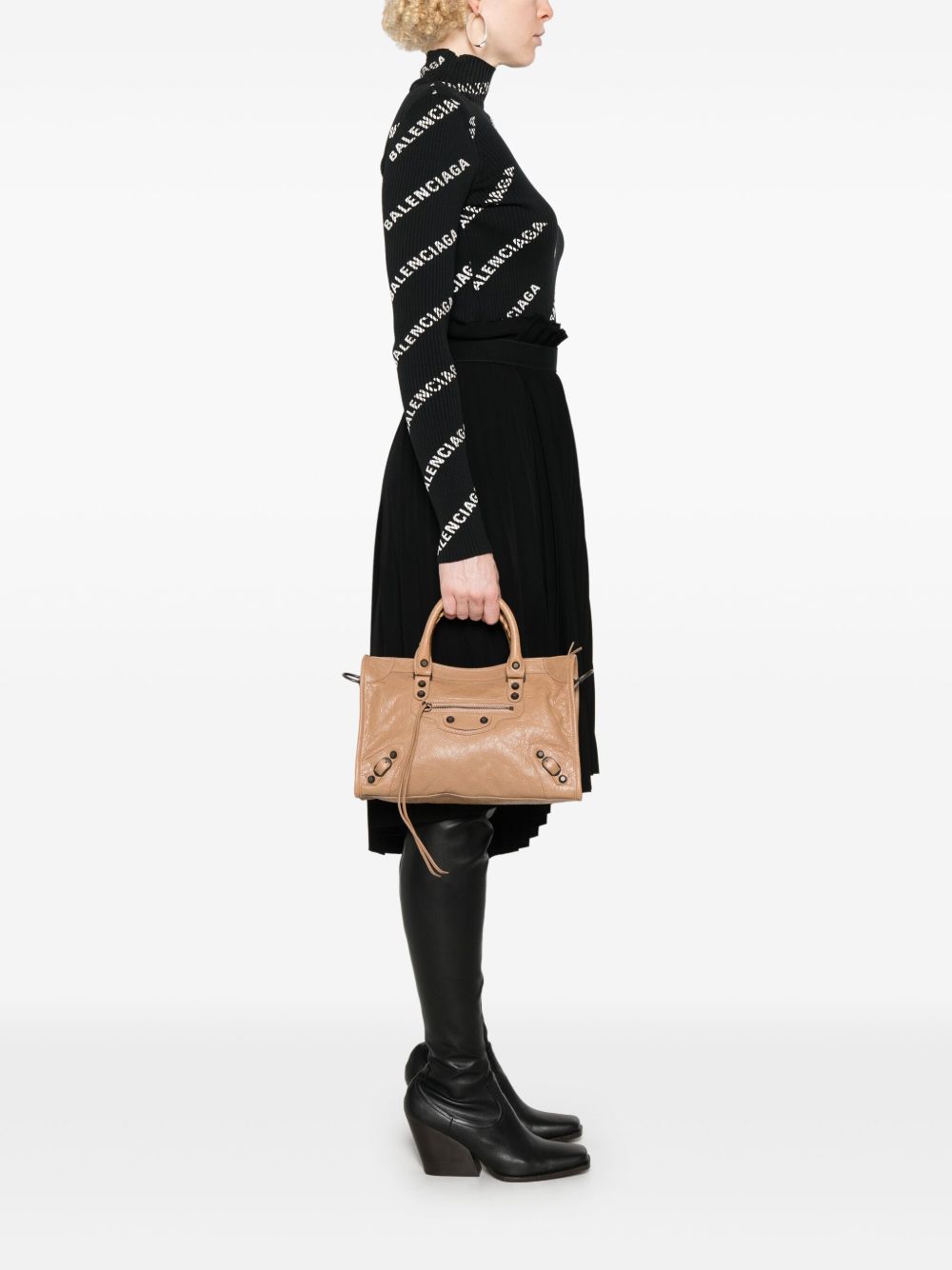 Balenciaga Bags White Calf Leather