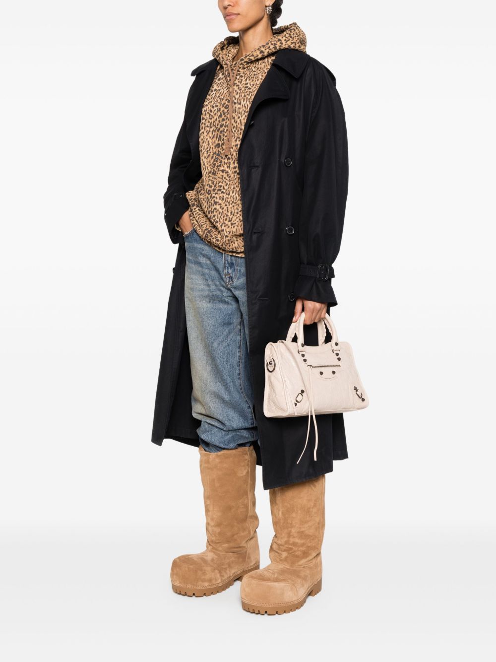 Balenciaga Bags Beige Calf Leather