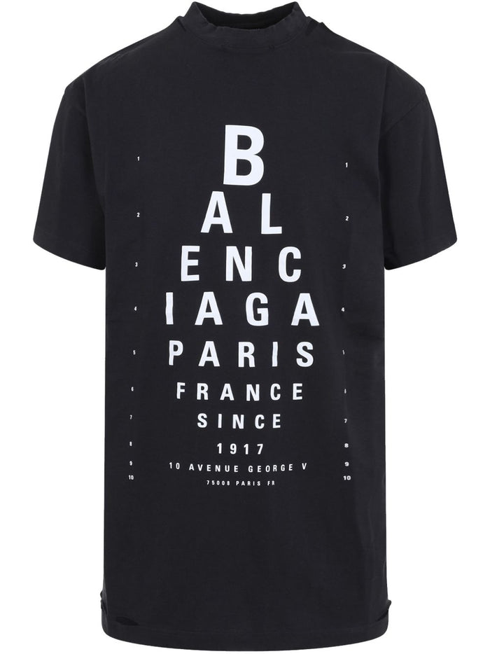 Balenciaga T-shirts and Polos Black Cotton