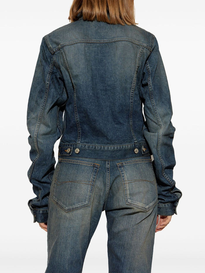 Balenciaga Coats Blue Cotton