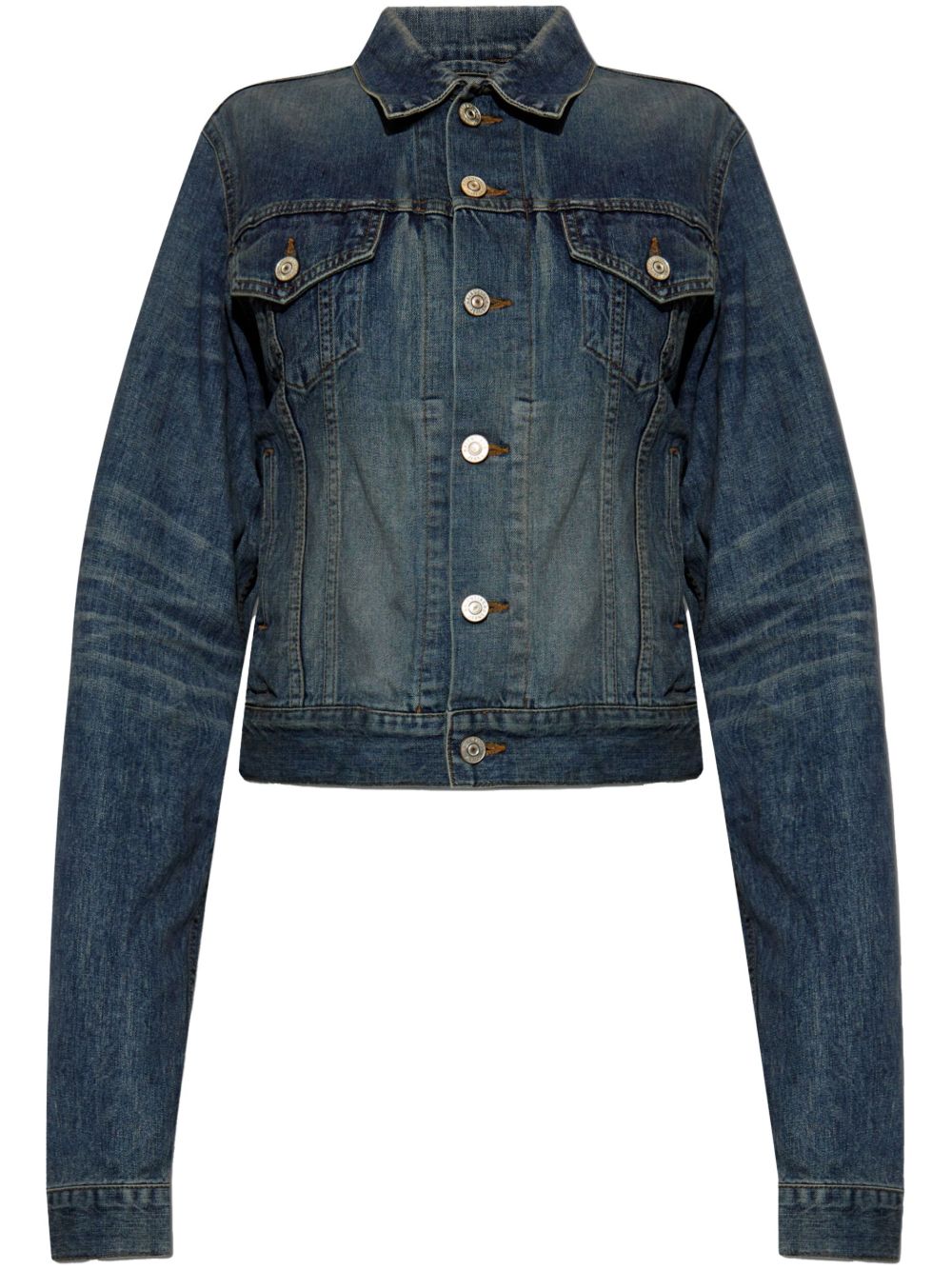 Balenciaga Coats Blue Cotton