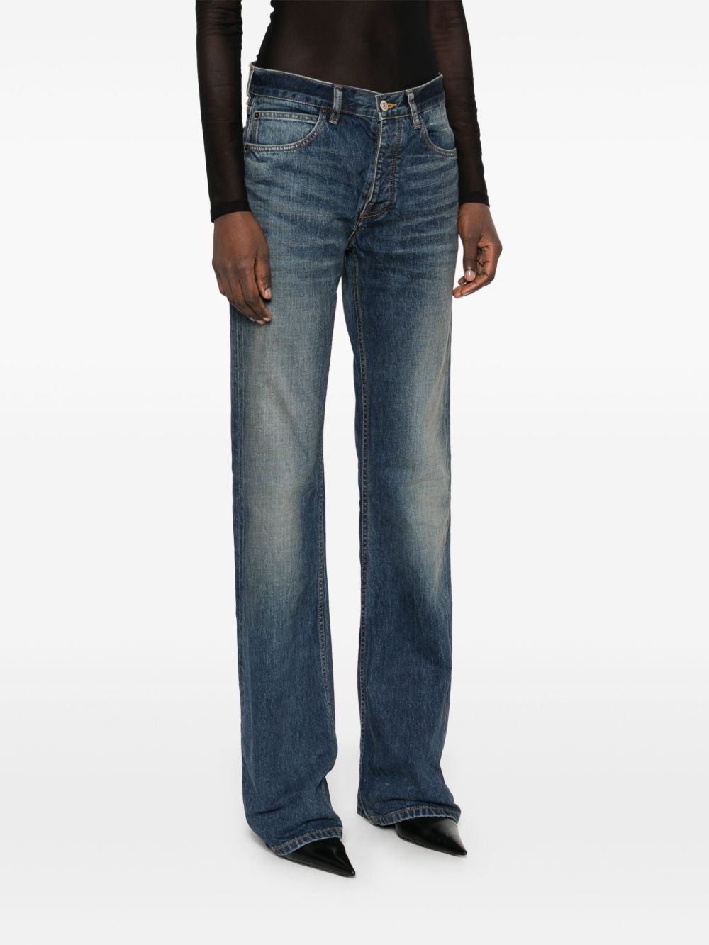 Balenciaga Jeans Blue Cotton