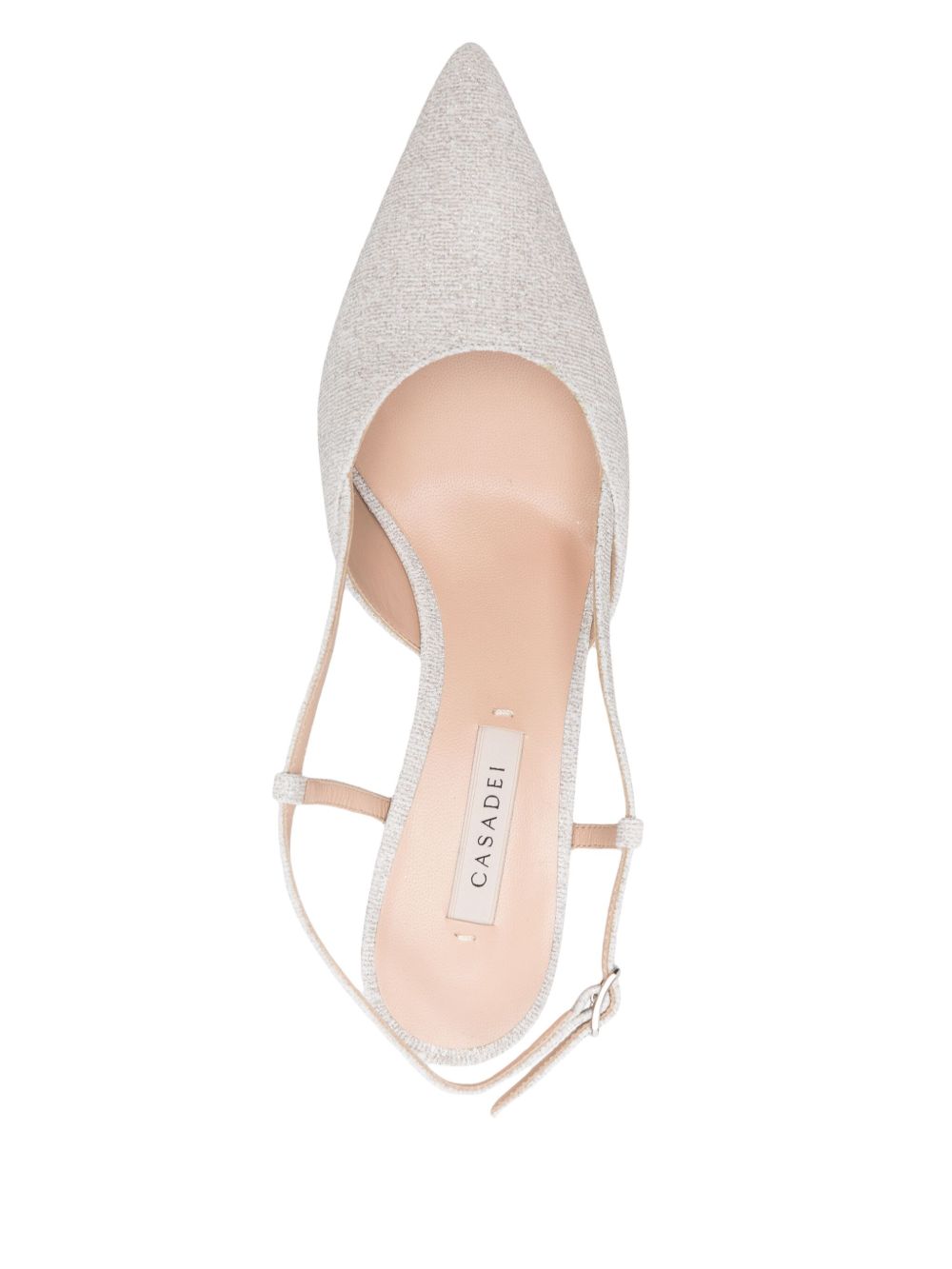 Casadei With Heel Silver Outer: Calf Leather