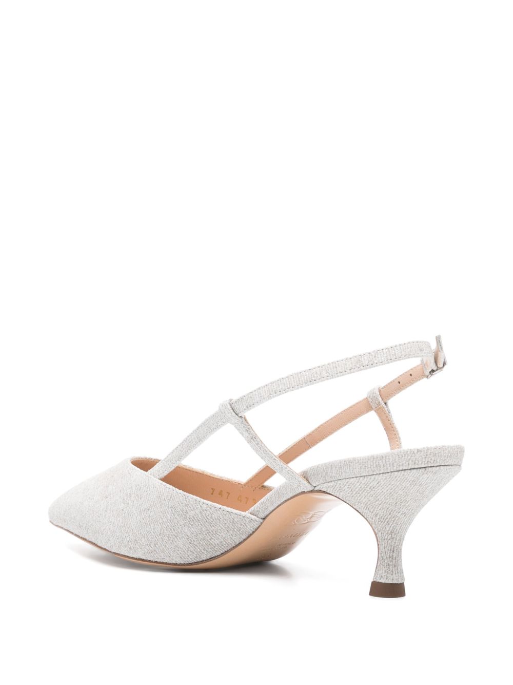 Casadei With Heel Silver Outer: Calf Leather