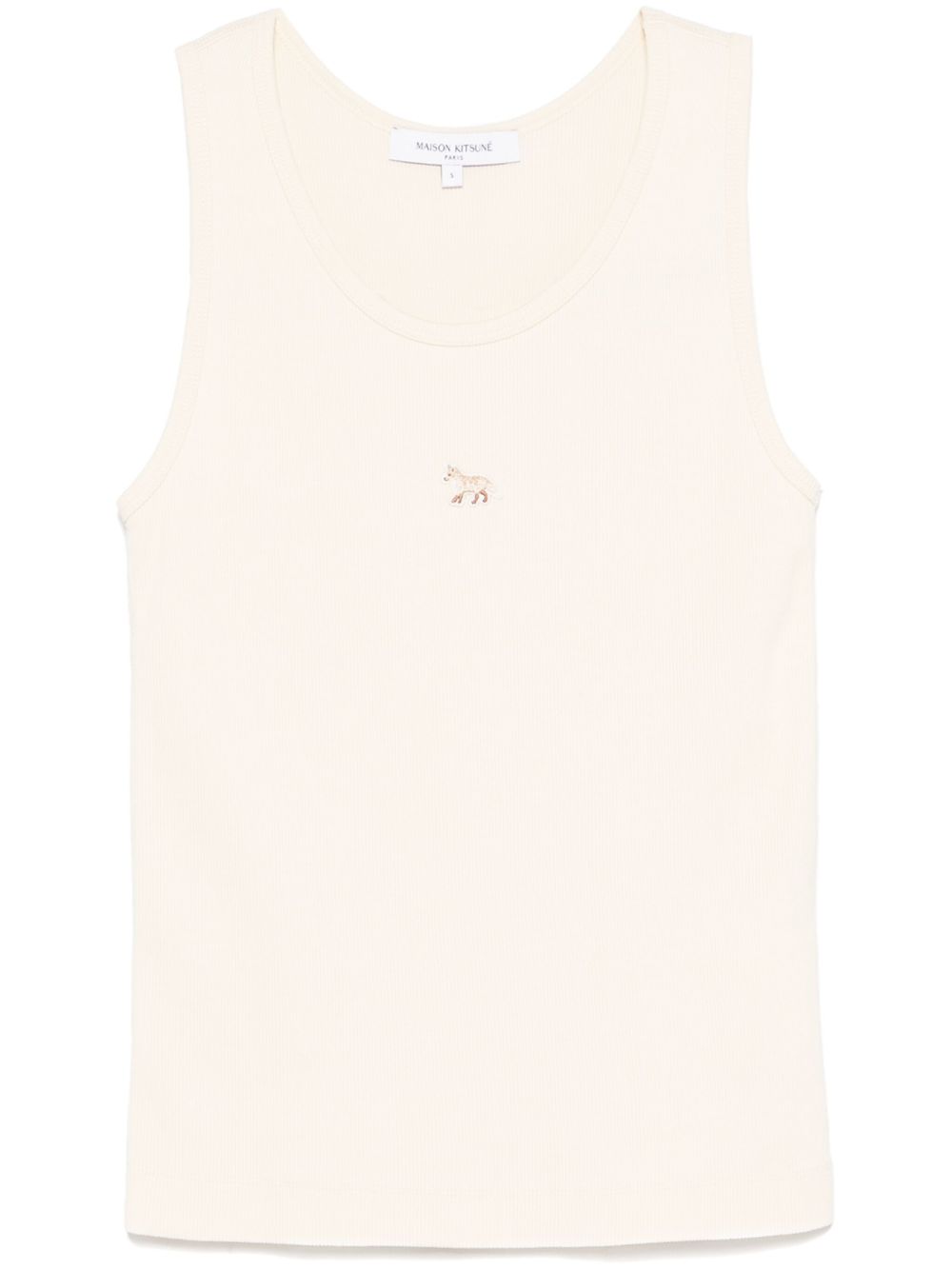 Maison Kitsune Top Ivory Cotton