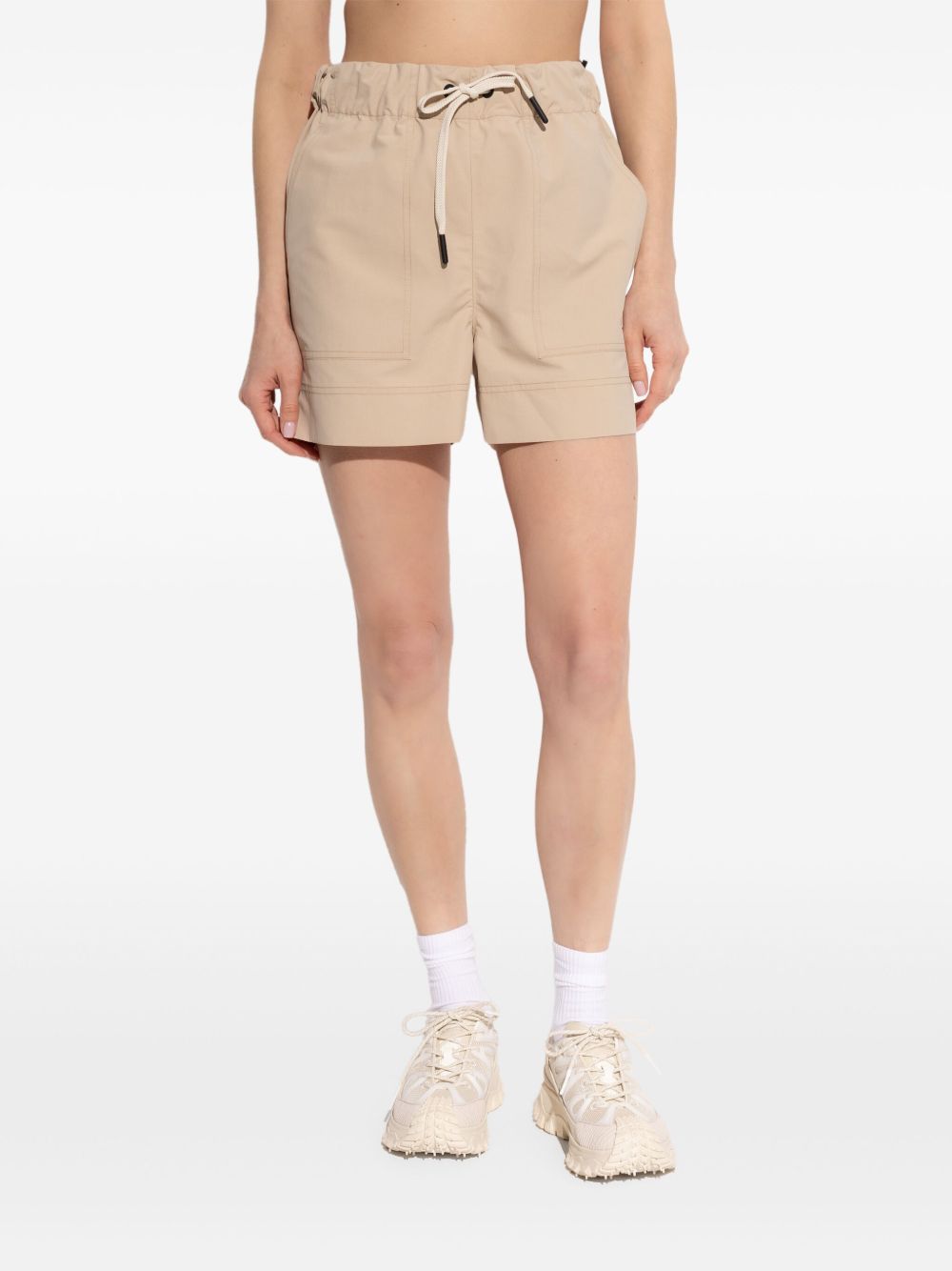 Moncler Grenoble Shorts Beige Polyester