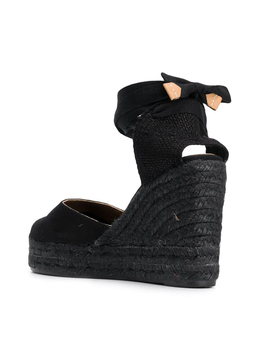 Castaner Flat Shoes Black Canvas