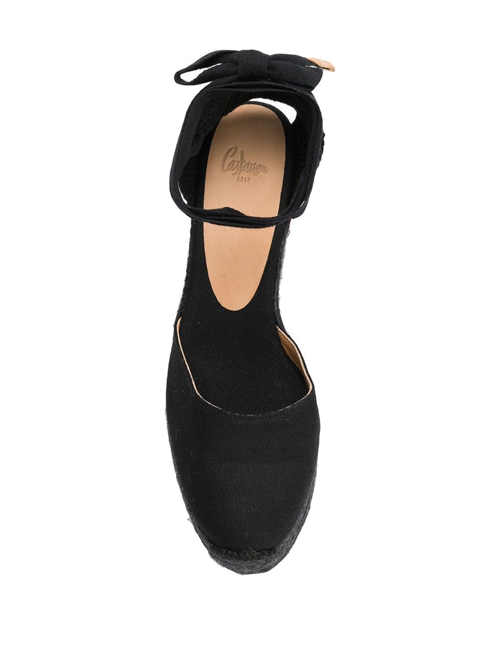 Castaner Flat Shoes Black Canvas