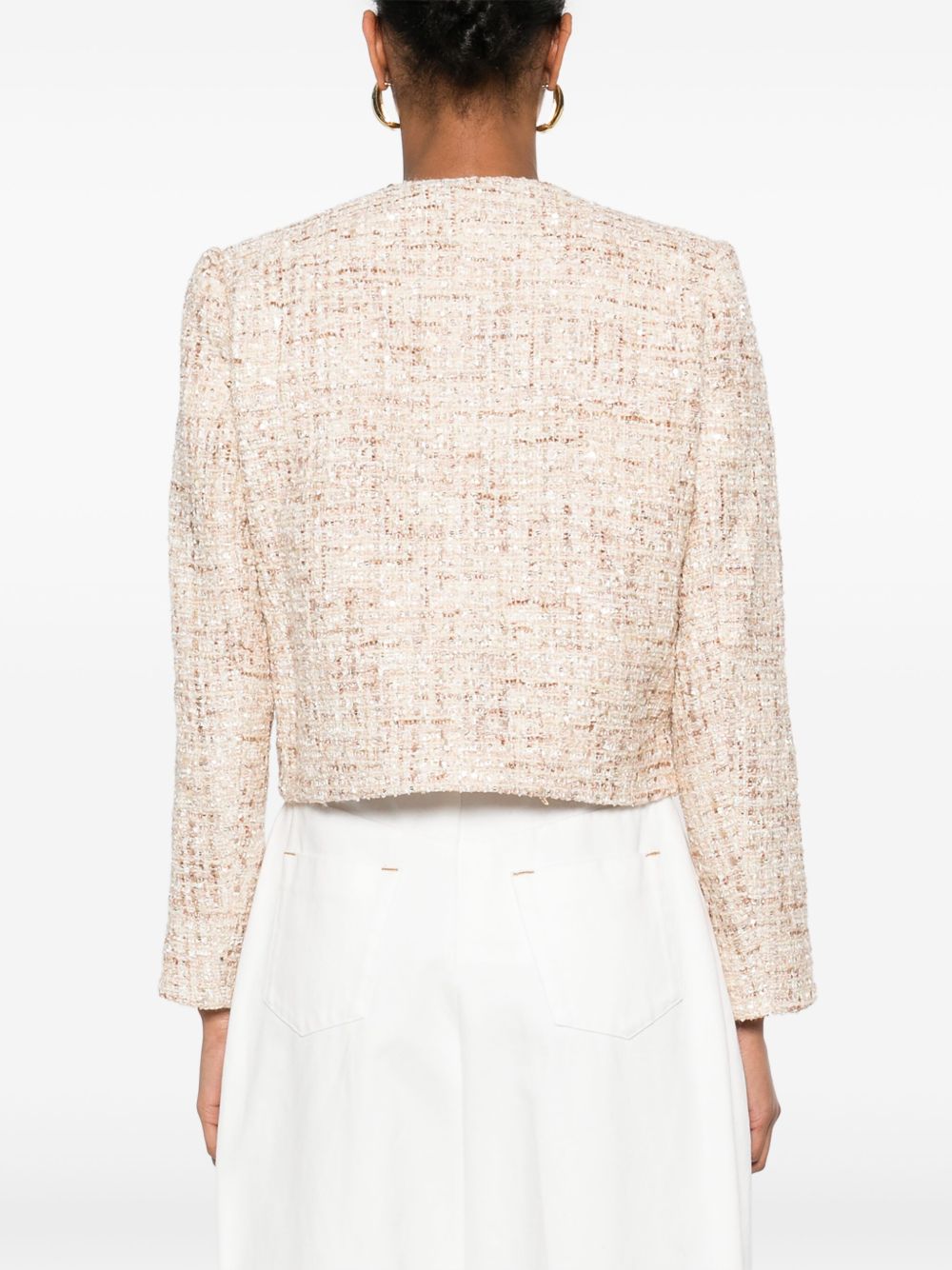 Iro Jackets Beige Polyester Wool Acrylic