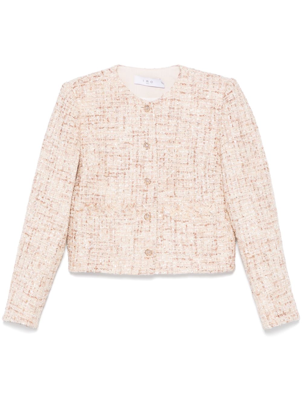 Iro Jackets Beige Polyester Wool Acrylic