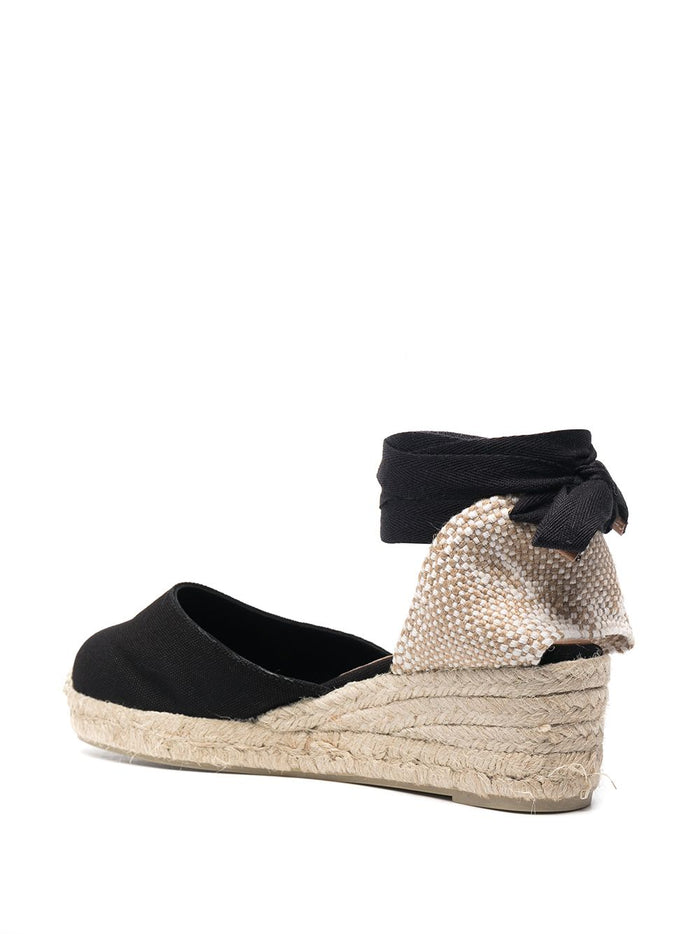 Castaner Flat Shoes Black Lining: Canvas