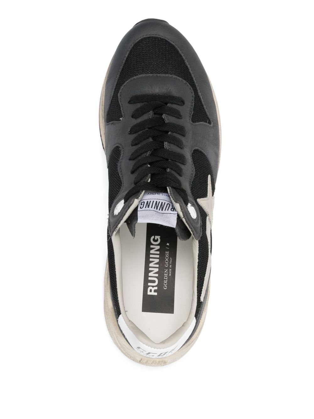 Golden Goose Sneakers Black Lining: Leather
