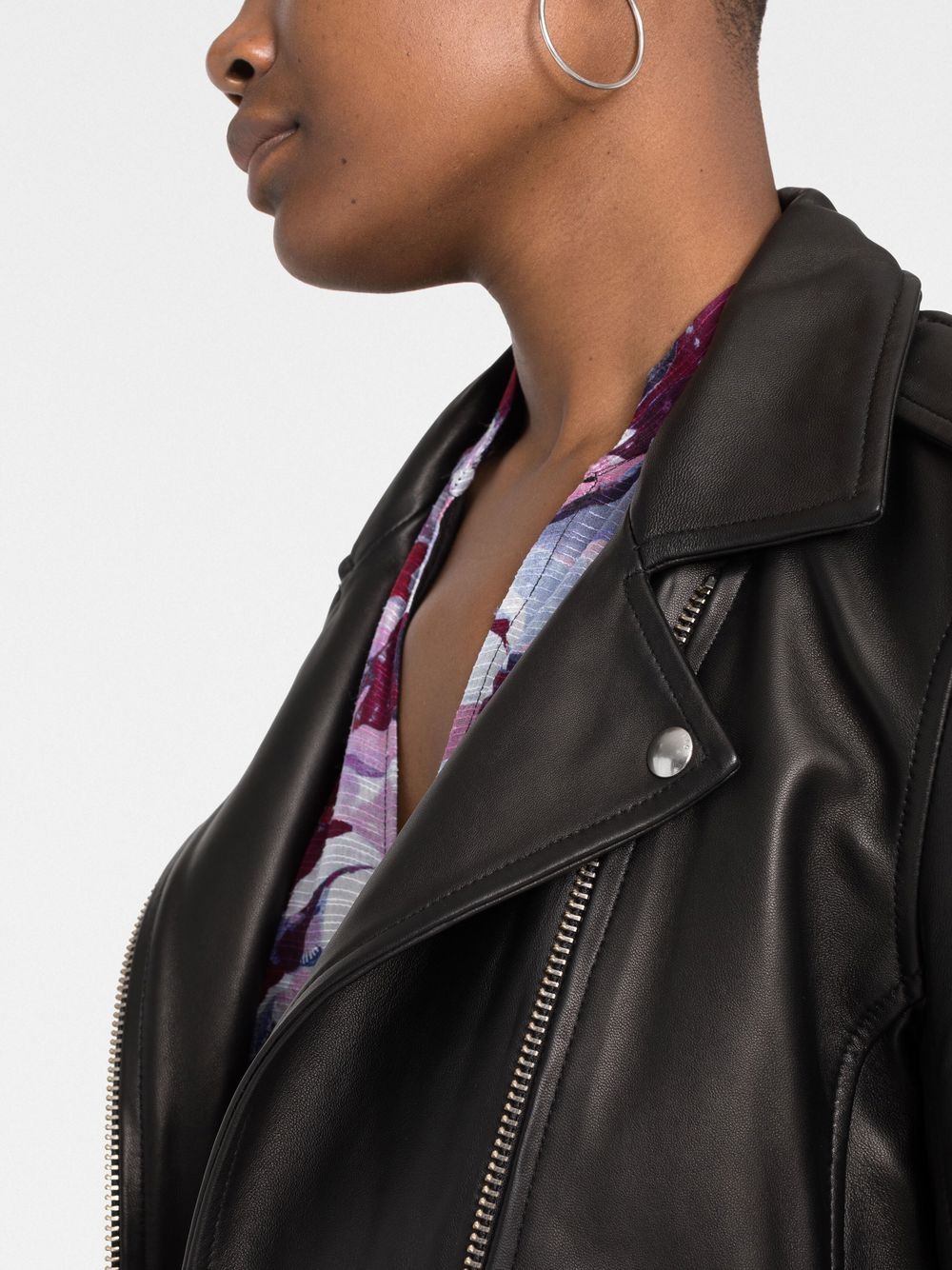 Iro Jackets Black Lamb Leather