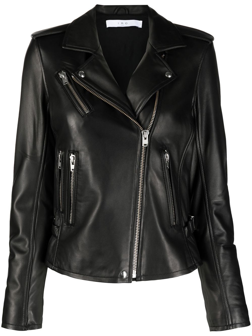 Iro Jackets Black Lamb Leather