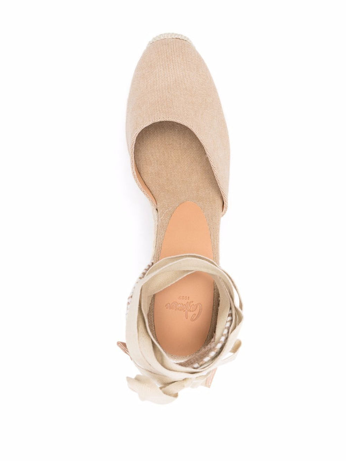 Castaner Flat shoes Beige Lining: Leather