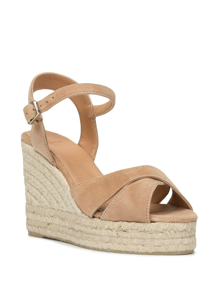 Castaner Flat shoes Brown Canvas