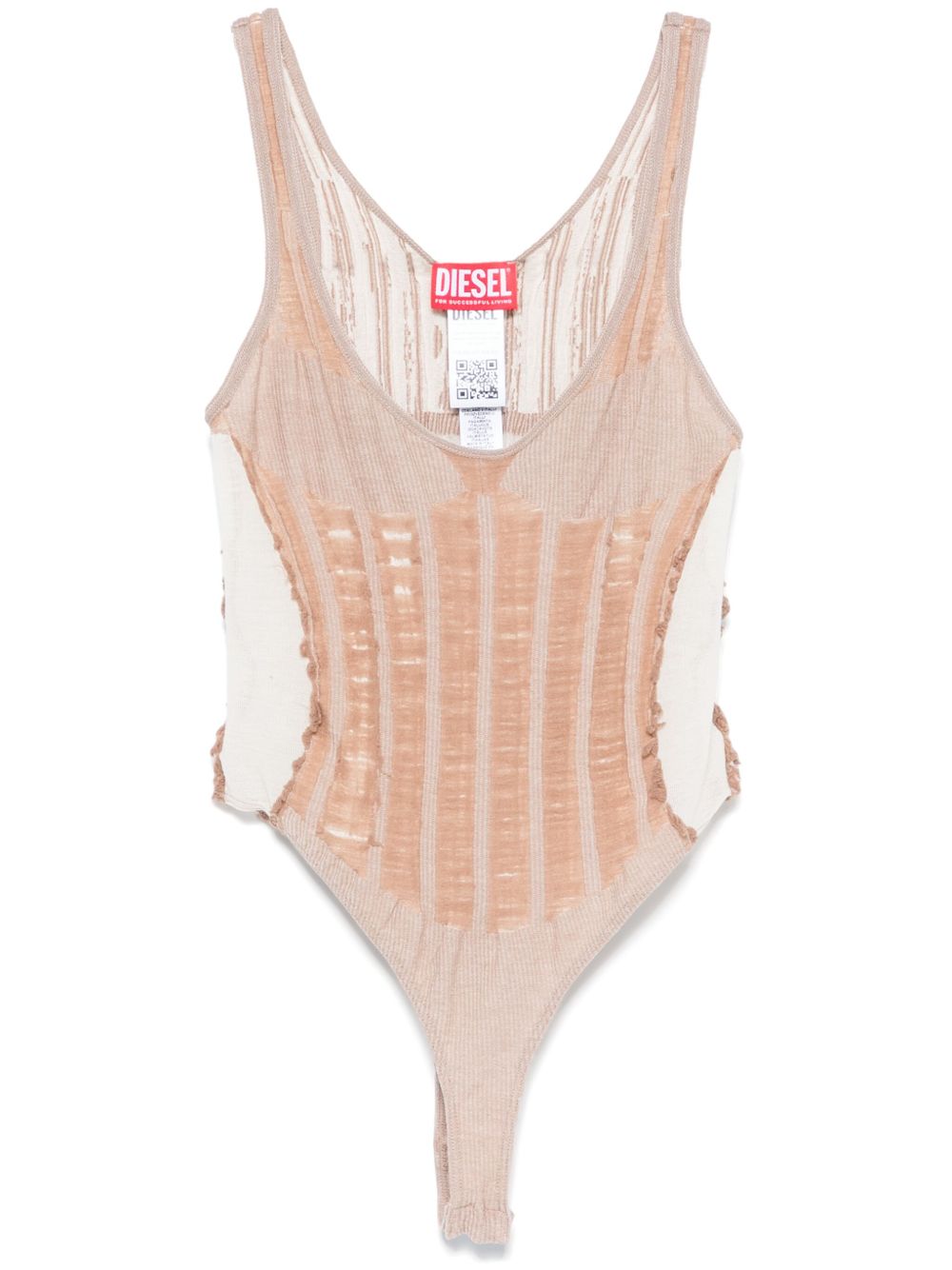 Diesel Top Beige Cotton Prophylene