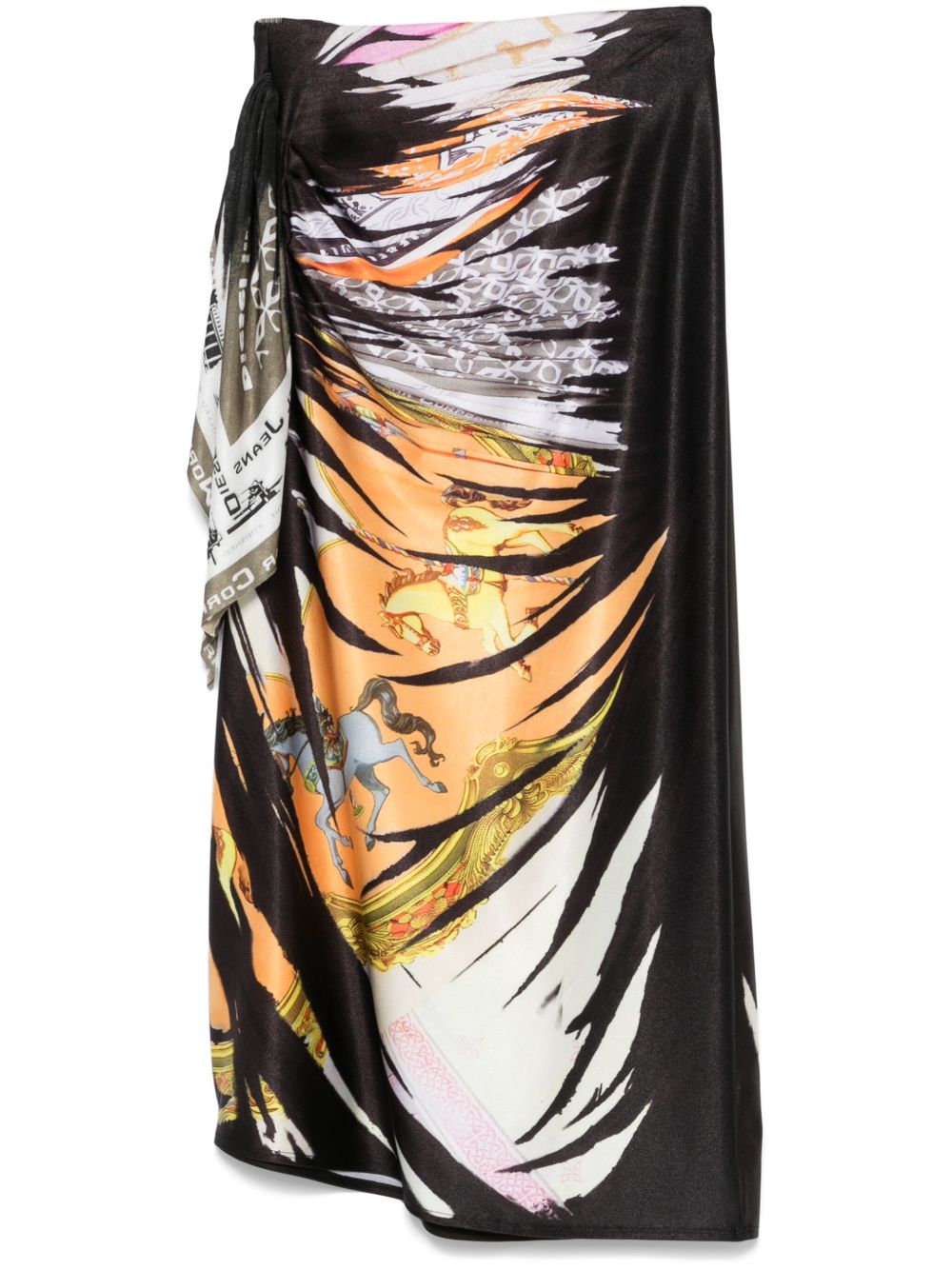 Diesel Skirts Multicolour Polyamide Elastane