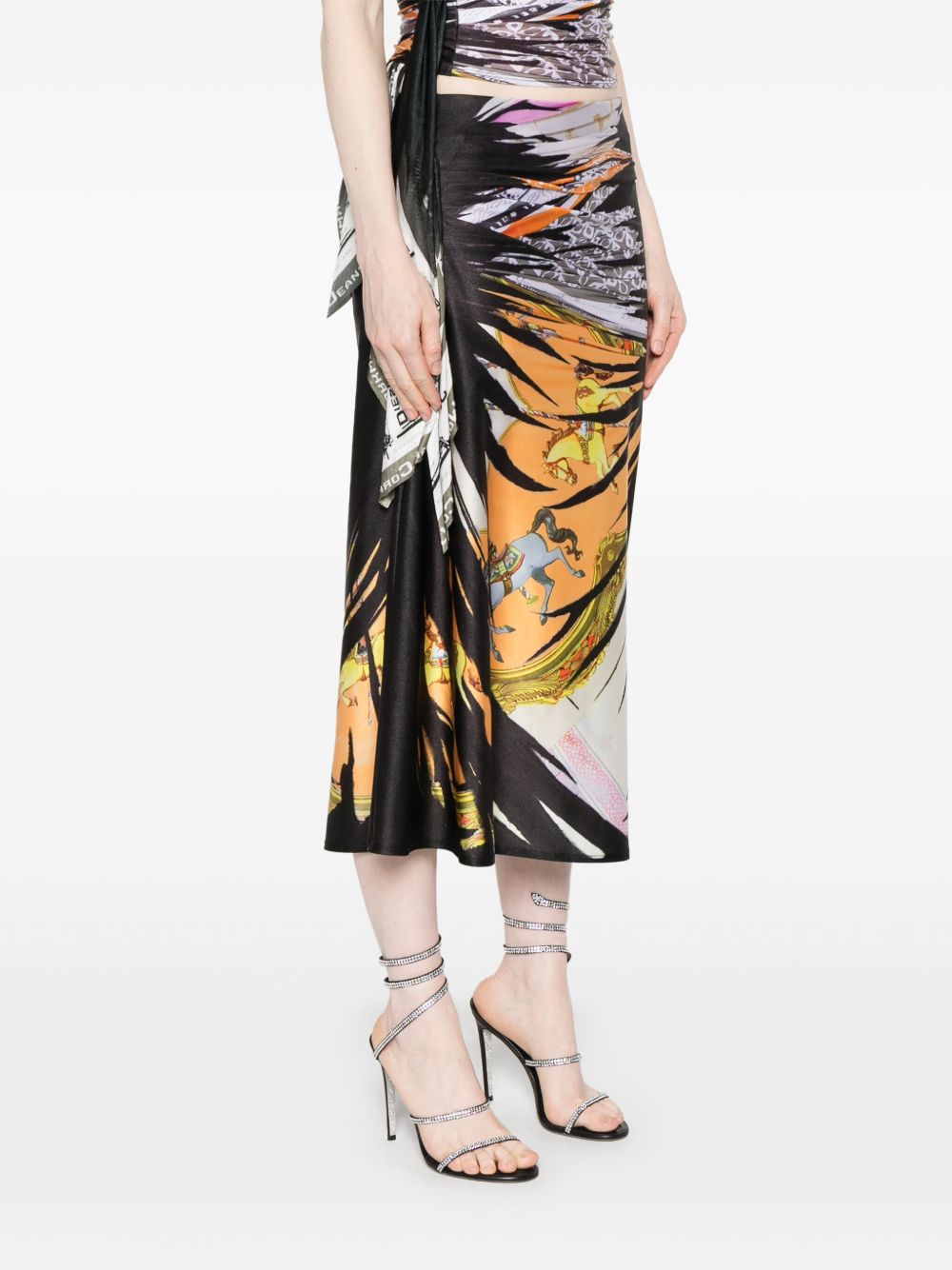 Diesel Skirts Multicolour Polyamide Elastane