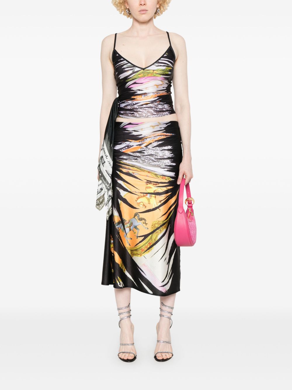 Diesel Skirts Multicolour Polyamide Elastane