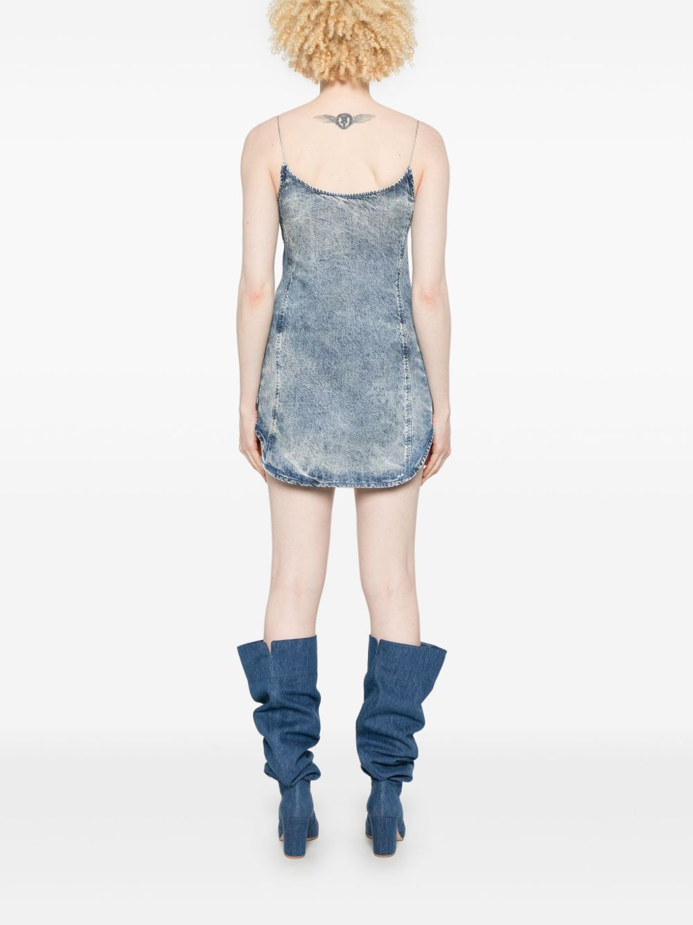 Diesel Dresses Clear Blue Lyocell