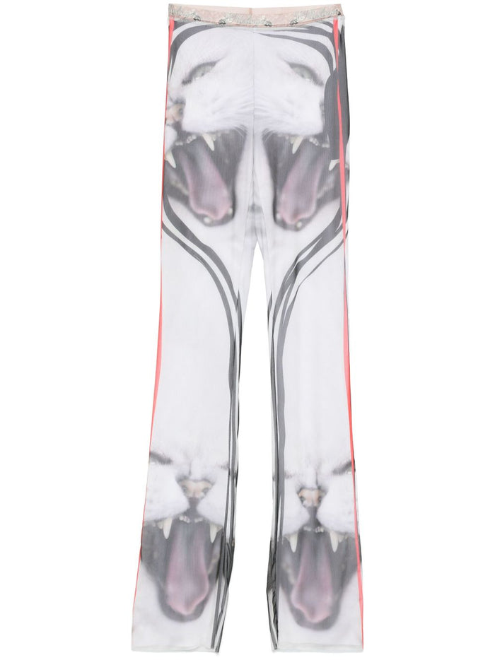 Ottolinger Trousers White Polyester Elastane