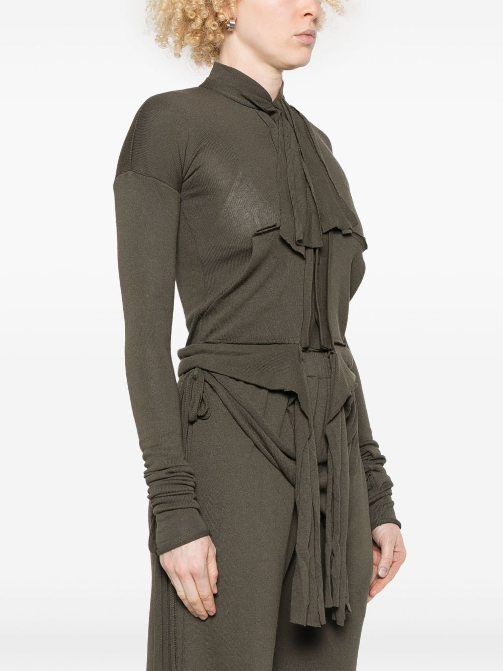 Ottolinger Sweaters Green Viscose Linen