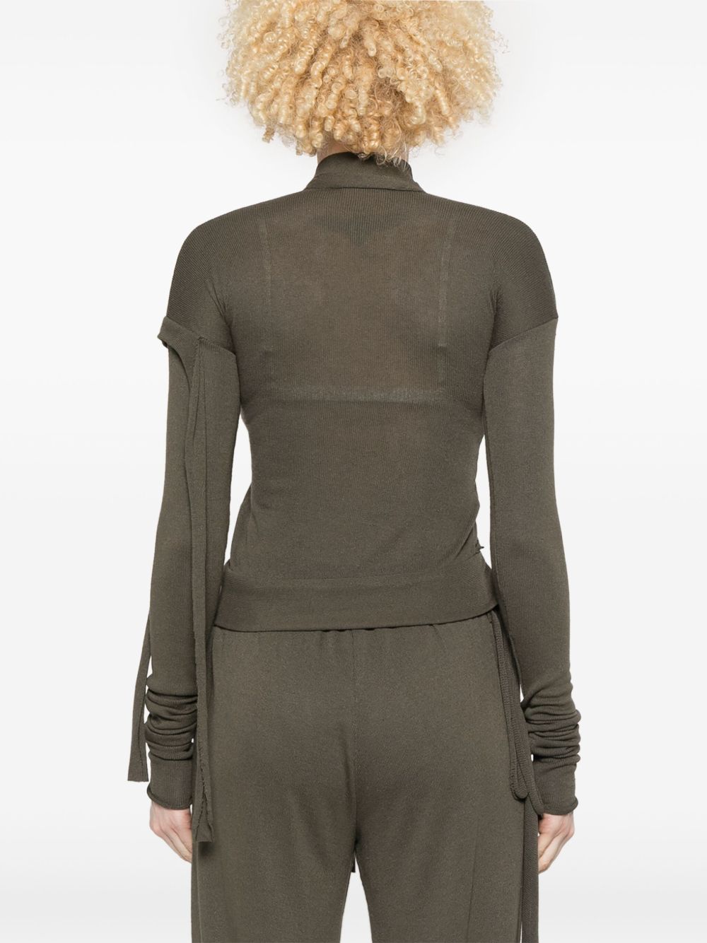 Ottolinger Sweaters Green Viscose Linen