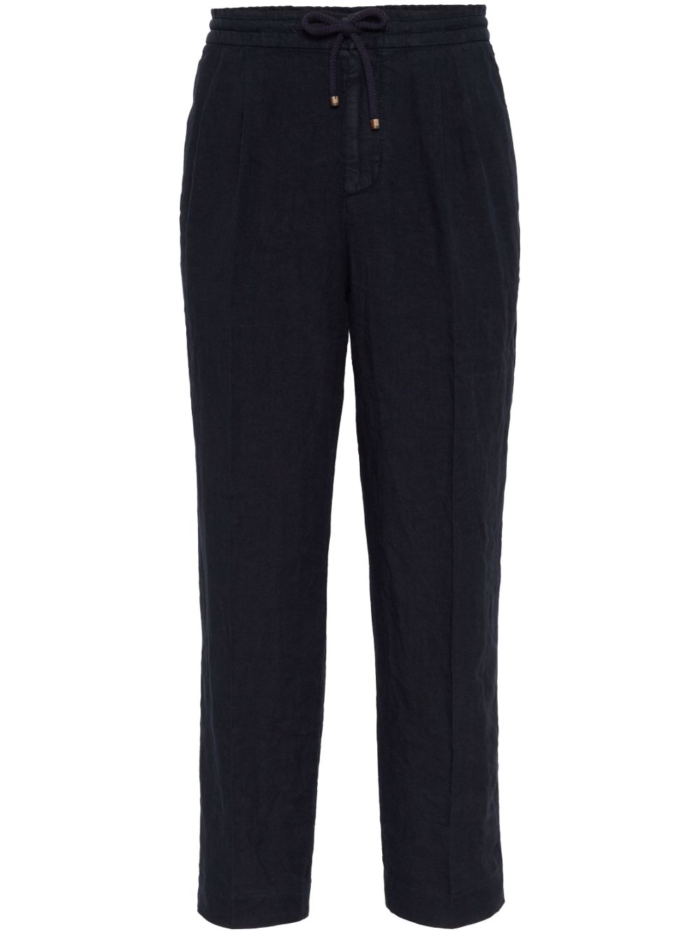 Brunello Cucinelli Trousers Blu Linen