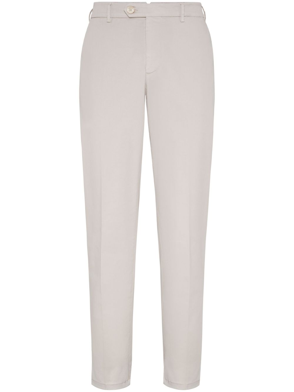 Brunello Cucinelli Trousers Beige Cotton Elastane