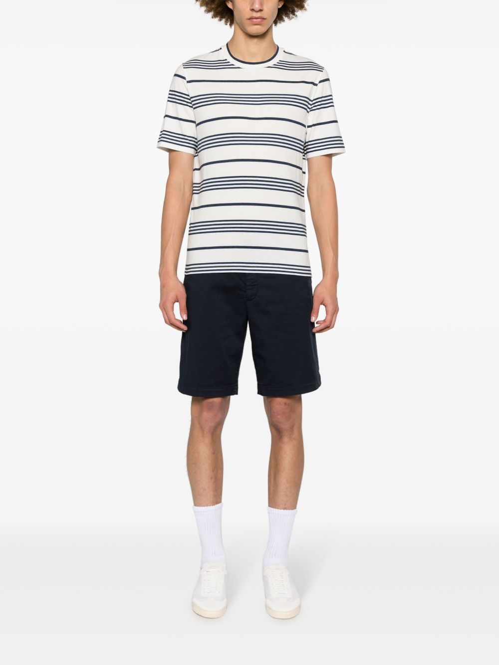 Brunello Cucinelli Shorts Blu Cotton Elastane