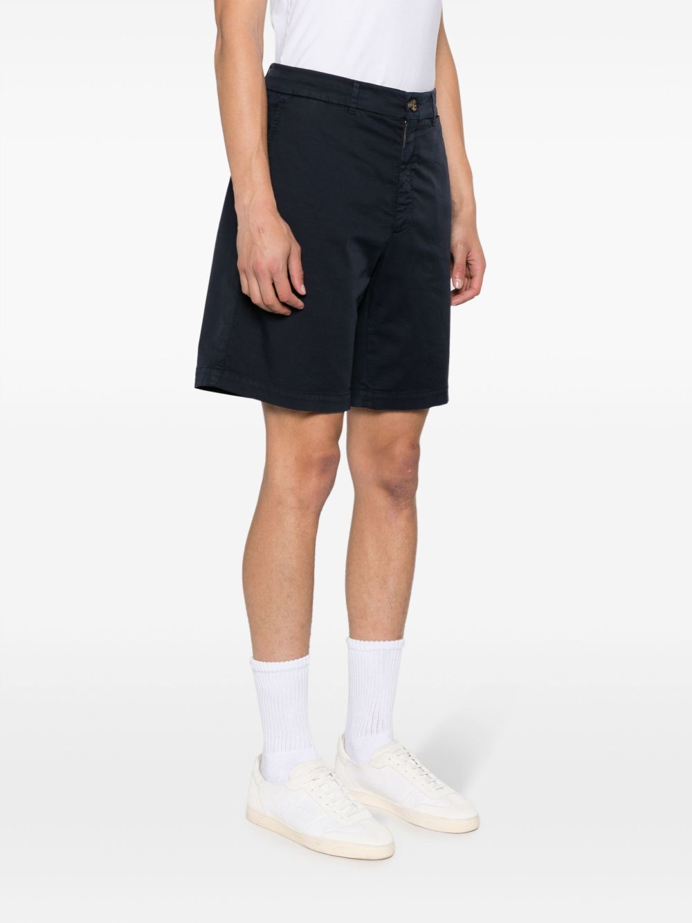 Brunello Cucinelli Shorts Blu Cotton Elastane