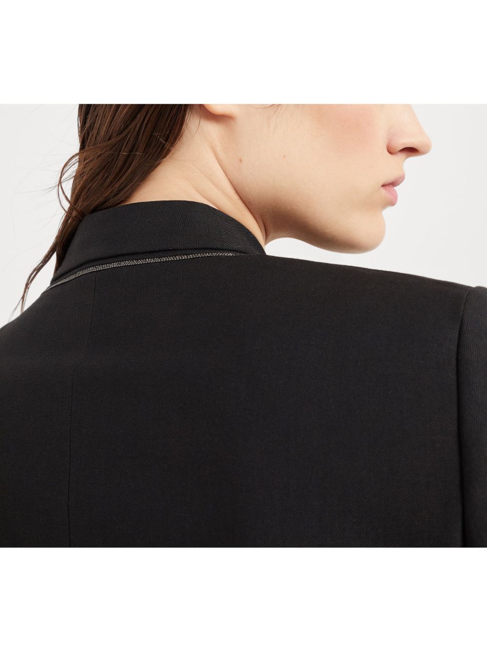 Brunello Cucinelli Jackets Nero Viscose Linen