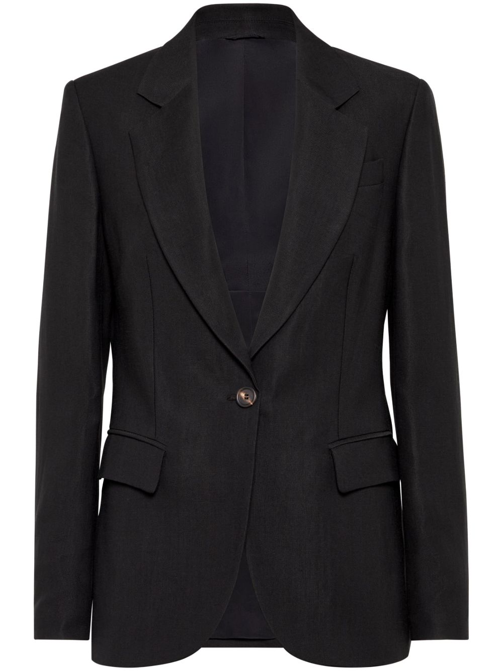 Brunello Cucinelli Jackets Nero Viscose Linen